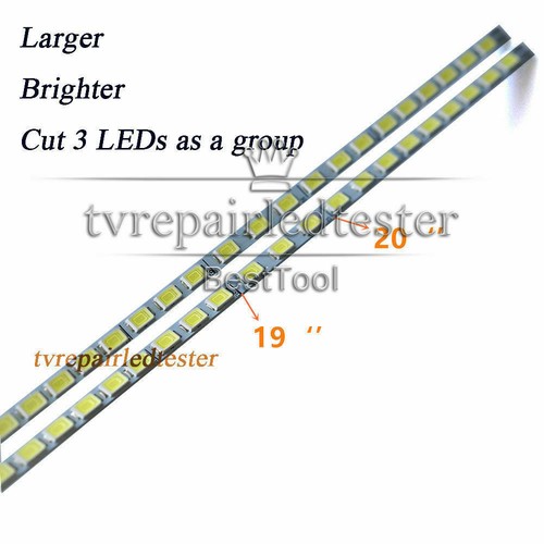 Tira de retroiluminación LED regulable universal de 5 kits para reparación de monitor LCD de 15""-24 - Imagen 3 de 4