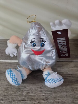 Vintage Hershey's Kiss 9 Zoll Plüschpuppe mit Etikett (1994)