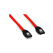 1.67ft SATA Data Cable with Locking Latch - Red