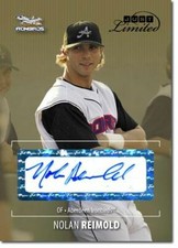 2006 Nolan Reimold Autograph Rookie GOLD Auto RC #/50