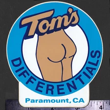 TOM’S - Differentials - Rear Ends - Original Vintage 1970’s Racing Decal/Sticker