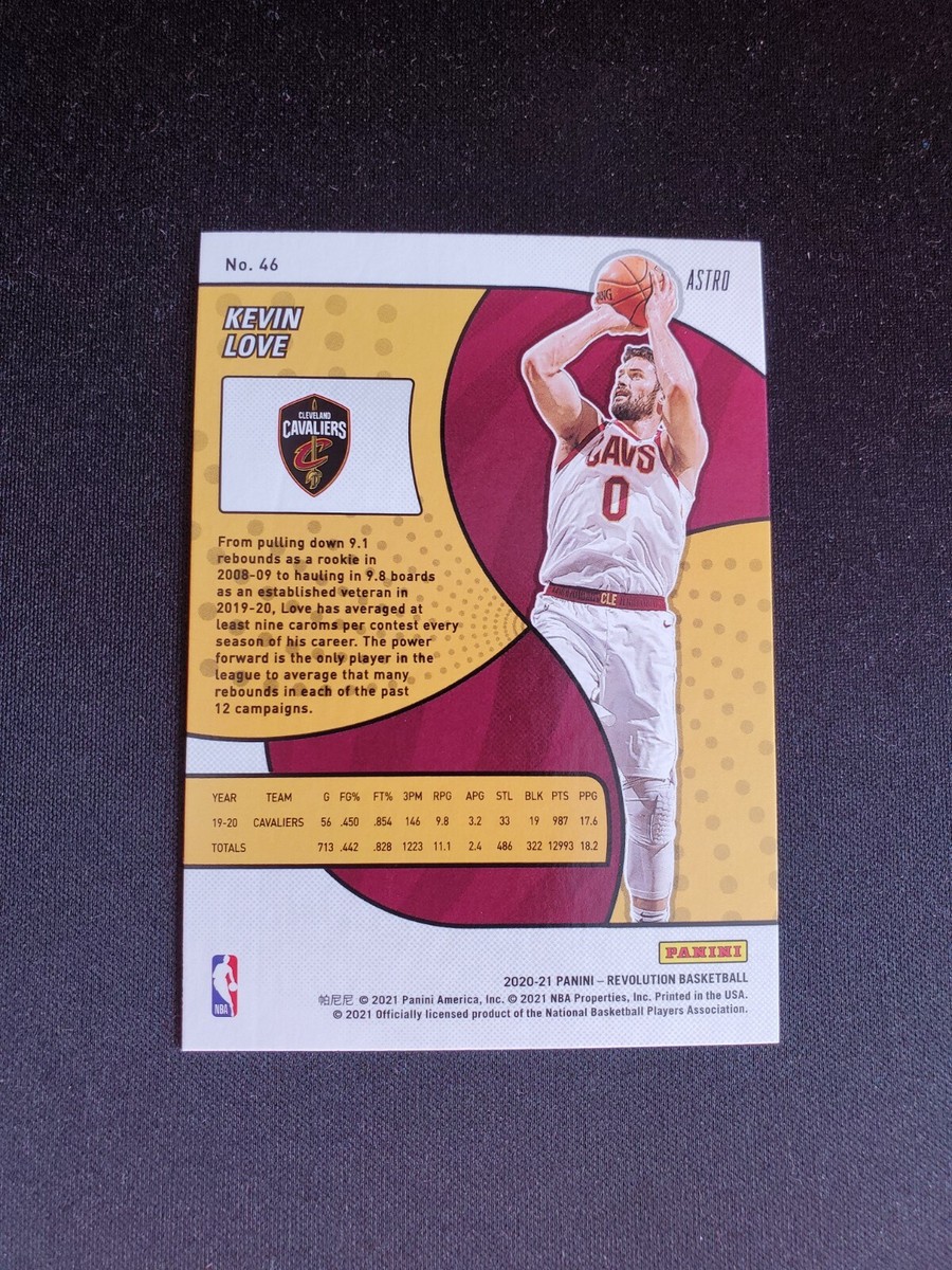 2020-21 Panini Revolution Kevin Love #46 ASTRO - CAVS - FREE
