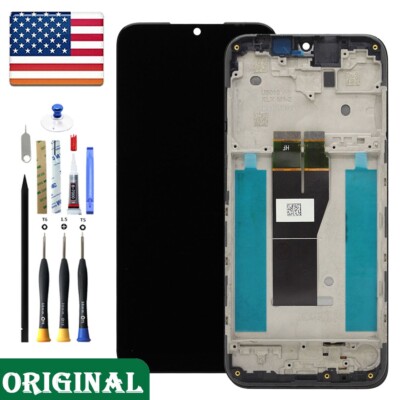 OEM LCD Display Touch Screen Digitizer Assembly Frame For BLU View 4 B135DL 6.1''