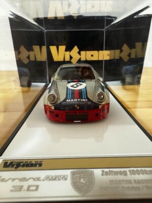 【VISION】Porsche 911RSR Martini Racing #8 Used VISION Porsche 911 RSR Martini Racing 1973 No.8 1/43