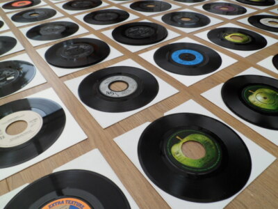Beatles 7'' Vinyl Schallplatte Singles 45rpm Alle Hits RINGO GEORGE PAUL JOHN Sehr guter Zustand