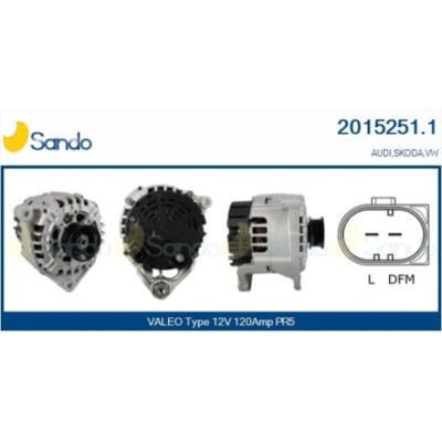 Generator Sando 2015251.1 für Vag