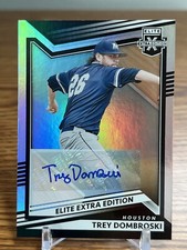 2022 Panini Elite Extra Edition Trey Dombroski Auto #133 Astros RC 