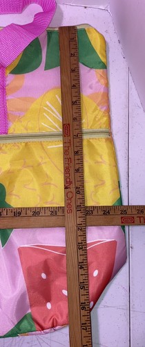 Bolsa de viaje de comida de picnic aislada de enfriamiento extra grande con mango sandía de 25”x17” - Imagen 3 de 3