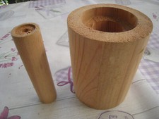 Jeu d'Entretoises en Pin des Landes  Hauteur 134 mm pour Escalier Bois