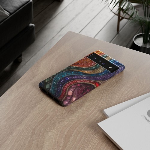 Phone-Ink Google Pixel Tough Cover Case - Gemstone Motion Crystals - 第 47/55 張圖片