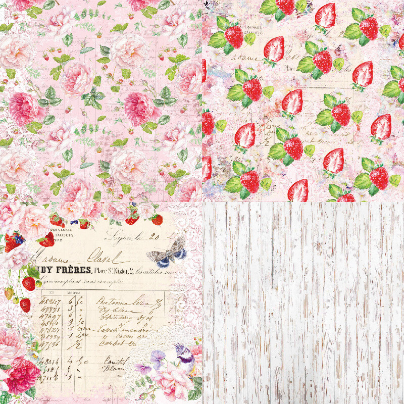 Erdbeer-Konfetti Aus Papier – 100 Stück, Rot & Rosa, Für Parties & Deko