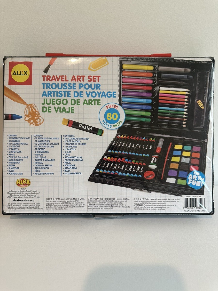 Alex Travel Art Set Missing Ruler And Paper Clips Never Used