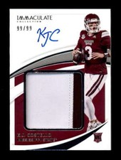 K.J. COSTELLO 2021 IMMACULATE COLLEGIATE ROOKIE PATCH AUTO #99/99 BF3078