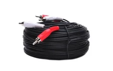 75ft Long 2-RCA Male to 2-RCA Male Red/White Audio Cable Cord
