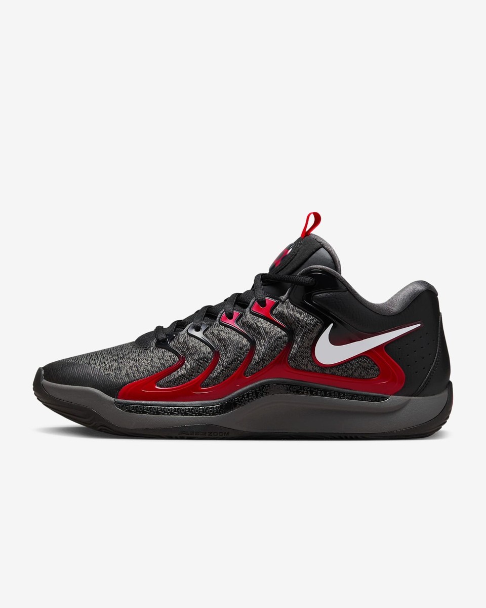 New Nike KD 17 EP Basketball Shoes - Black/ University Red
