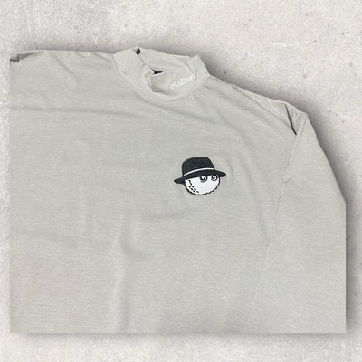 Malbon Golf x Beams Golf MOCK NECK SHIRT Pullover Logo Gray Size  