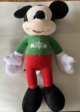 Disney Christmas Mickey Mouse Holiday Stuffed Animal Plush 22"