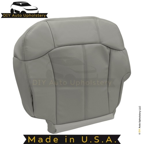 2002 Fits Cadillac Escalade Leatherette Front Replacement Covers Pewter Gray - Picture 15 of 74