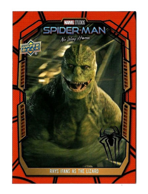 2023 Upper Deck Spider-Man No Way Home Ensemble Blue Foil E-9 Rhys Ifans /Lizard