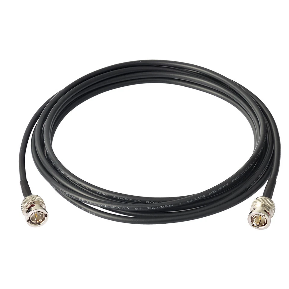 30 ft. Belden 1855A HD-SDI Mini RG59 Video Cable BNC Male to Male Black for HDTV - Image 4 of 4
