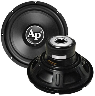 Audiopipe TS-PP2-10-D4 | 10 Inch 800W DVC 4 Ohm Car Audio Subwoofer | TSPP210D4