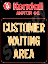Kendall Motor Oil  Metal Sign 9" x 12" or 12" x 16"