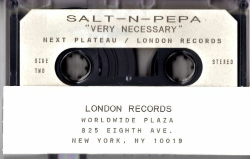 Salt N Pepa Very Necessary PROMO ADVANCE DEMO Cassette Tape Album Hiphop Rap - Imagen 2 de 2