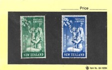 New Zealand 1949 Health Set of 2 Used