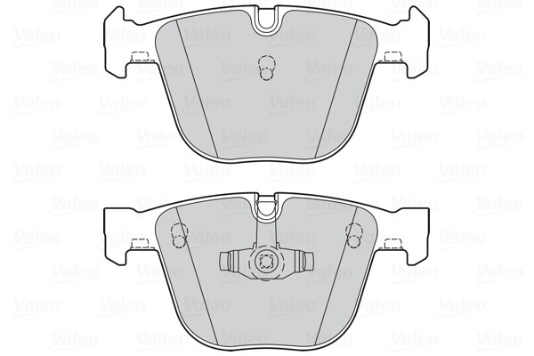 Valeo 302290 kit de plaquettes de frein à disque d'origine pour berline