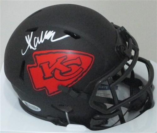 Marcus Allen Autographed Signed Chiefs Hall Of Famer Riddell Eclipse Mini Helmet Auto - JSA 