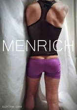 ELEKTRIK SQUARE CUT SWIM TRUNK LACE-UP.  PURPLE. LARGE. RARE. 🌈 GAY RUFSKIN N2N