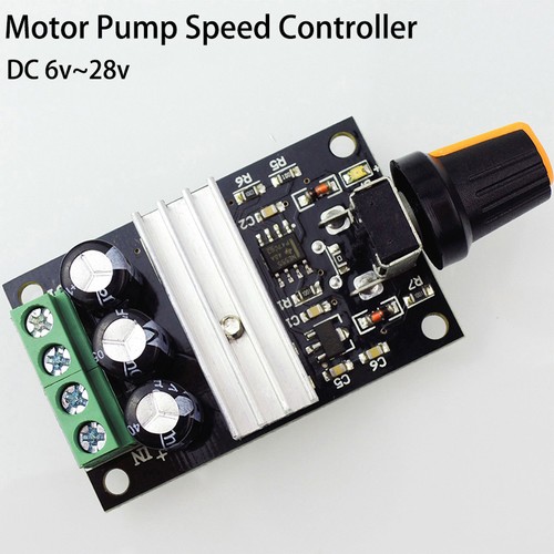 DC Motor Pump Adjustable Speed Controller Board 6V 9V 12V 24V 3A + knob