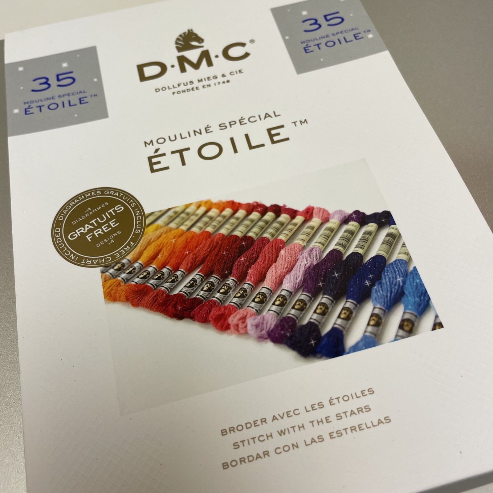 DMC 35pc Mouline Special Etoile in Tin Embroidery Floss 77540948253 eBay