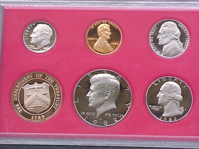 1982 S US Mint PROOF SET Complete 6-Coin Set, Government packaging | eBay