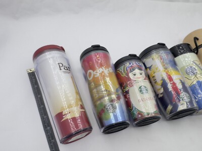 Starbucks 6-Piece Tumbler Set Gently Used Osaka & Mint Condition