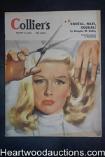 Collier's Aug 31, 1946 FDR, Nuremberg trials; Ads: Hudson, Pontiac, Camel