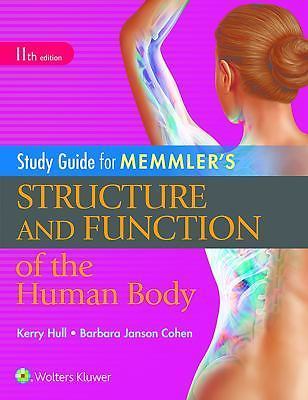 Study Guide for Memmler's Structure and Fun- Hull, 9781496317742, paperback, new