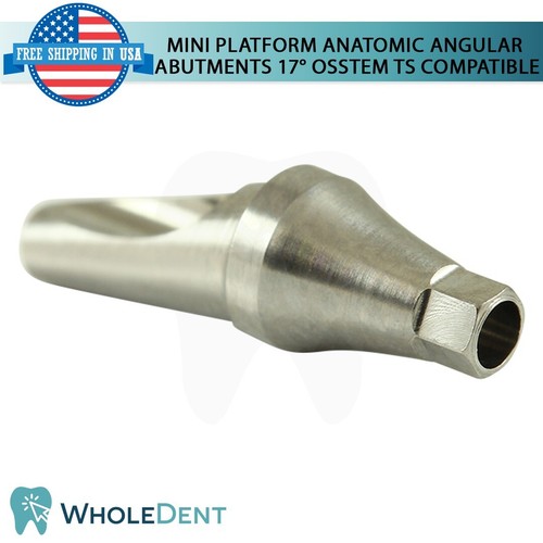 10x Mini abgewinkeltes anatomisches Abutment 17° Titan Dental Osstem® TS kompatibel - Bild 5 von 5