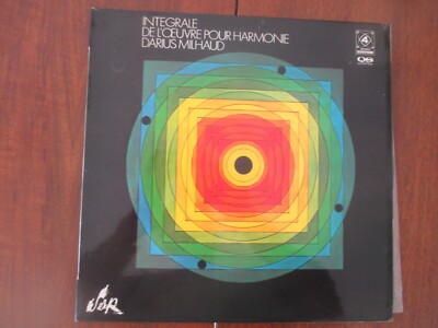 LP 33 T Gesamtwerk für Harmonie Darius Milhaud (Hüter des Friedens