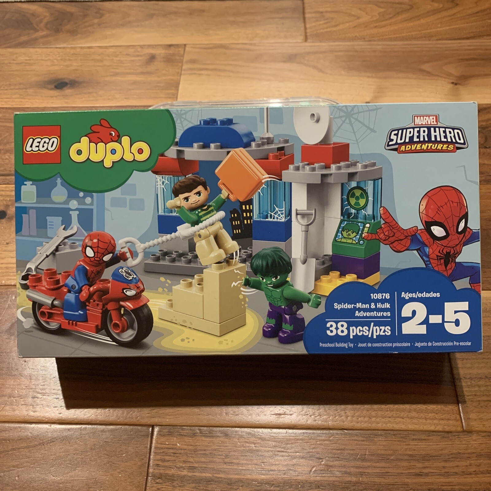 spiderman and hulk duplo