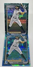 RODNEY GREEN /125 -2024 BOWMAN DRAFT  Aqua Lunar + Sapphire Athletics