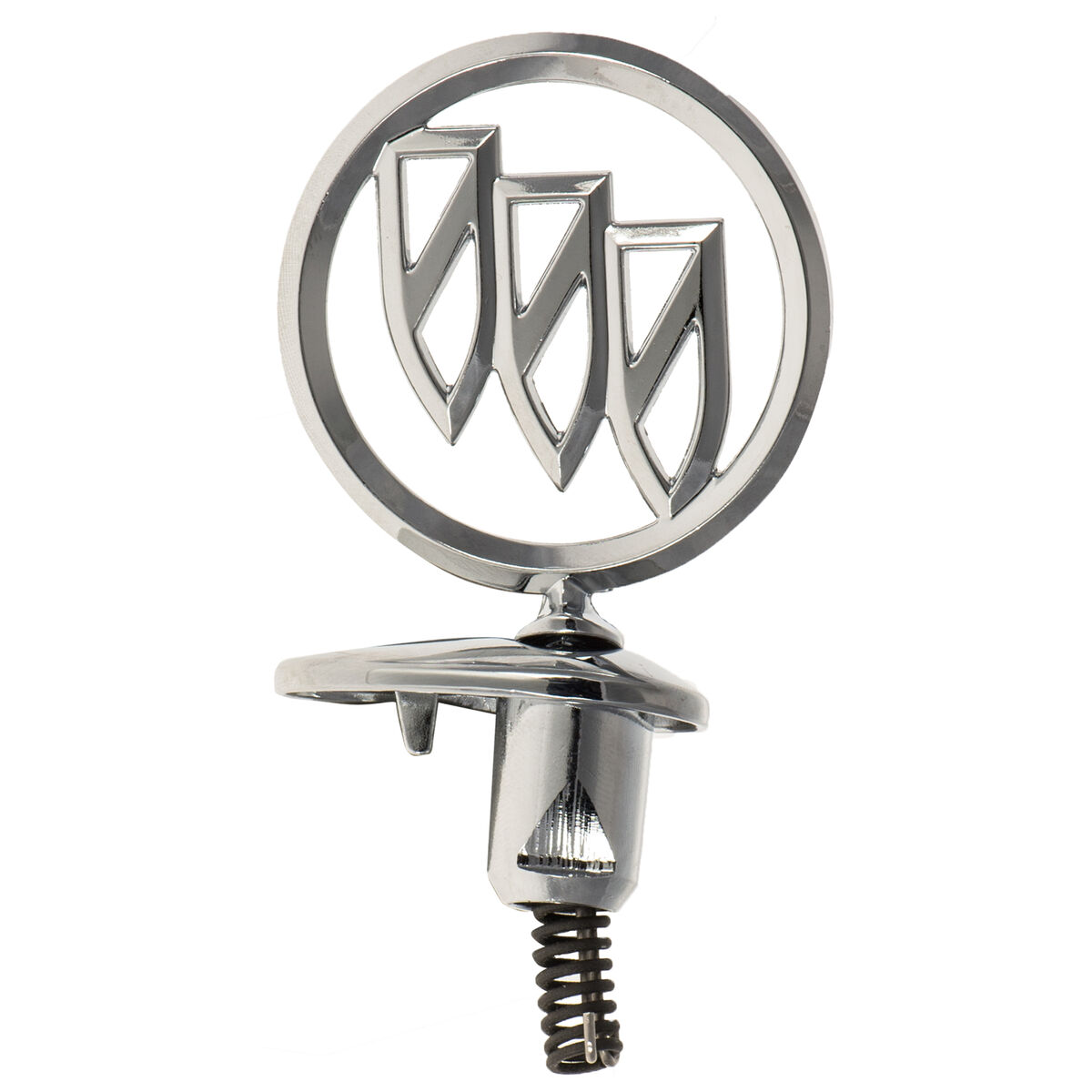 OEM NEW Front Hood Grille Tri-Shield Ornament Chrome 04-05 OEM NEW Front Hood Grille Tri-Shield Ornament Chrome 04-05