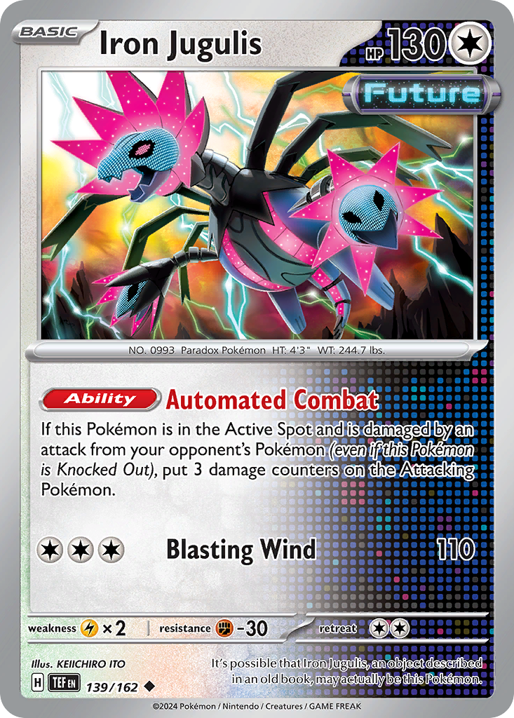 Iron Jugulis 139/162 Uncommon | Temporal Forces | Pokemon Card | eBay