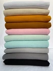 Cotton WAFFLE Pique Honeycombe Fabric Towel Bath Robe Material - 145cm wide