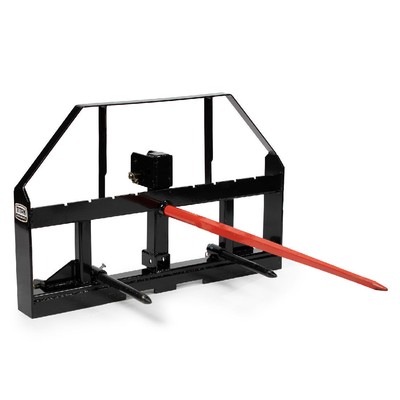 Titan Attachments Standard Series 3 Point Hay Frame, 43'' Hay Bale & Stabilizers