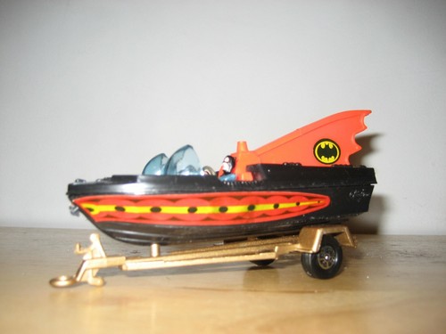 Vintage Original 1976 Corgi 107 Batman Robin Batboat & Trailer 2nd Issue Boat - Picture 7 of 12