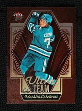 2024 Upper Deck Fleer Ultra Team Red 29/99 Macklin Celebrini #UT34OF40 Rookie RC