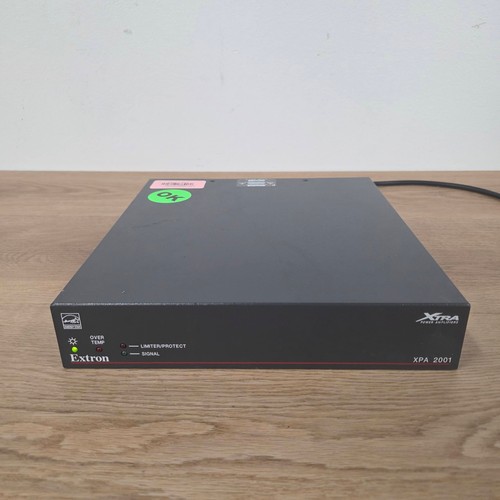 Extron XPA 2001-70V 200W Audio Amp Amplifier-Powers On - Untested