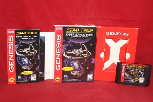 Star Trek Deep Space Nine, Crossroads of Time (Sega Genesis, 1995) CIB Complete