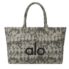 Alo Yoga Iconic Shopper Tote Bag Grey Tiedye 100 Authentic
